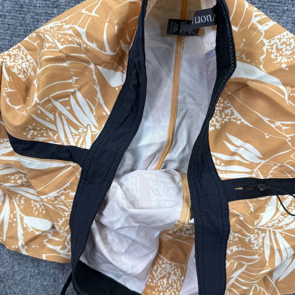 Vuori Board Shorts 34 Ochre Tropical Floral‎ Performance Swim Trunks Men's